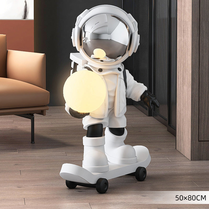 Opulent Den astronaut spaceman resin figurine floor ornament
