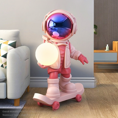 Gold astronaut floor ornament sculpture contemporary art